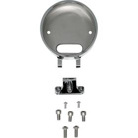 Kus55140 Kodlin Usa Round Gauge Bezel - For Ascent Pro Riser Chrome