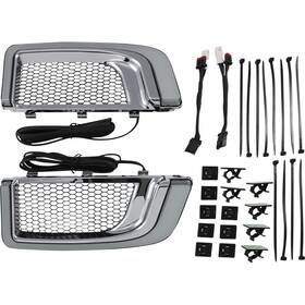 2040-2593 Kuryakyn Kur5063 Tracer Led Fairing Lower Grill Inserts Grille