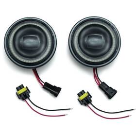 2466-cl77 Kuryakyn Orbit Vision Led Passing Lamps - Black 4-1/2 Inch 2466