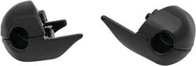 2843 Kuryakyn Atto Rb Rear Turn Signal Adaptors For Indian - Black Motorcycle