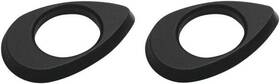 2847 Kuryakyn Micro 1000/micro Rhombus/bullet T/s Mounts Front Black Harley Flhx