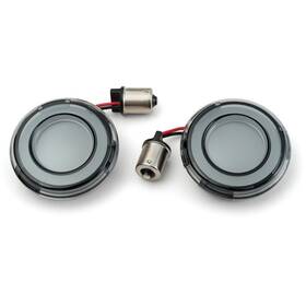 2907-cl77 Kuryakyn Tracer Led Rear Turn Signal Conversions - 1156/red/smoke Lens/bullet