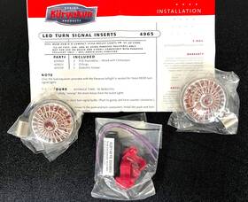 4965 Kuryakyn Panacea Turn Signal Inserts Pair Harley Nos