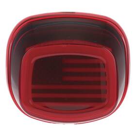 Kur2925 Kuryakyn 2925 Tracer Us Flag Led Taillights - Red Lens Without Plate Light