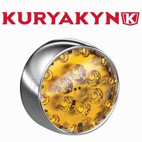 6p9w Kuryakyn Mn/6p9w Led Front Turn Signal Insert For 2002-2006 Harley Davidson Fxsti Wd