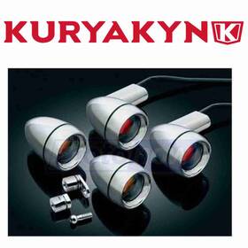 F0z2 Kuryakyn Mn/f0z2 Late Style Turn Signal Kit For 2007-2008 Harley Davidson Xl1200n Az