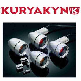Hrn8 Kuryakyn Mn/hrn8 Late Style Turn Signal Kit For 1991 Harley Davidson Fxdb-s Dyna Lk