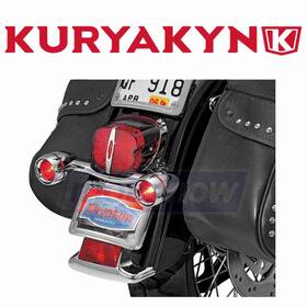 Q3fv Kuryakyn Mn/q3fv Bullet Light Rear Turn Signal Bar For 1991-2013 Harley Davidson Ni