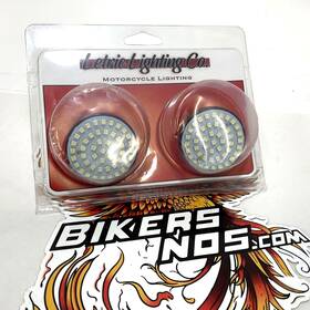 Llc-p7swaa Letric Lighting White Amber Front 1157 Harley Led Bullet Turn Signal Bulb
