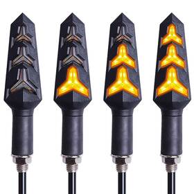 Dr-un007031-a Ligbt 4x Motorcycle Led Turn Signals Blinker Light Indicator For Honda Yamaha Kawasaki