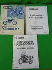Lit-11616-17-27 Lit-11626-11-19 11666-07-60 Yamaha Genuine Lot Of Manuals Rbc