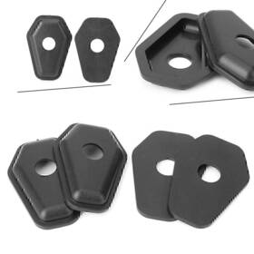 Lookppppt 286452312209 Turn Signal Light Indicator Spacers For Suzuki Gsxr600 750 Gsx1300r Black 4pcs