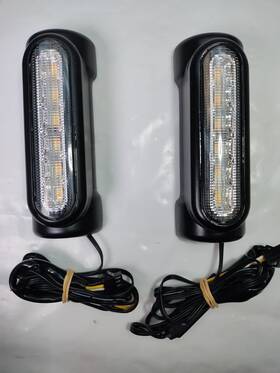 Lm.08.23.002 Luxemoto Highway Bar Led Running Light Drl / Turn Signal 2024 Harley Road Glide Cvo Read