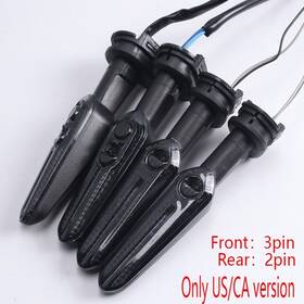 Map-33026fr-b Maple Motorcycle Part 4pcs X Led Signal Lamp For Yamaha Mt03 20-25/mt07 21-25/mt09 Sp 21-25 Smoke