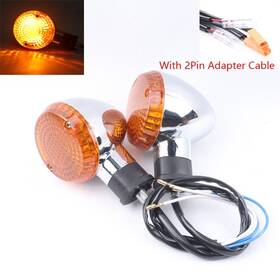 Map-33031r-a Maple Motorcycle Part 1 Pair X Back Signal Lamp For Kawasaki Vn1500 Vulcan 1500 Mean Streak 2002-2003