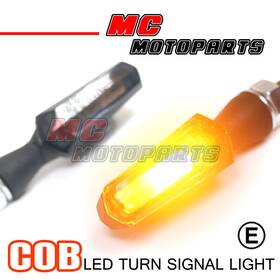 Mc1tslt225smwhpn0z010 Mc Motoparts Fit Suzuki Aluminum Smoke Wizard Cob Motorcycle Led Turn Signals Light Running