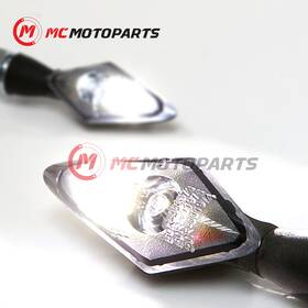 Rmtslt033smwhmm524001 Mc Motoparts T033 Led Turn Signal Indicator Light Front Running Lighting For Motorcycle
