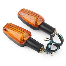 Moto Efg 550727187701 1 Pair Amber Turn Signal Indicator Light For Honda Cb 400 Cb1300 Hornet 250 600