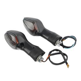Moto Efg 550727196055 1 Pair Abs Smoke Turn Signal Indicator Light Lamp Bulb Fit Honda Crf250l 2013-16
