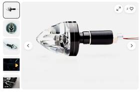 Motogadget 6001021 Mo.blaze Cone Left Handle Bar Turn Signal Black