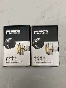 6002012 Motogadget 6002011/6002012 Pair Of M.blaze Disc Led Bar End Turn Signals Left And Right