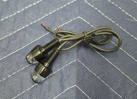 6004010 Motogadget Mo.blaze Pin Turn Signals Pair Black Anodized Led Custom 2pc Set