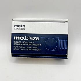 6006014 Motogadget Mo.blaze Tens1 Black - Tiny 11mm Diameter Led Turn Signal
