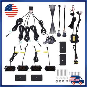 Fba-lfmeeus502 Motopart-leisa For Polaris Can-am Arctic Utv Turn Signal Kit And Pre-wired Plug &play Atv Blinker