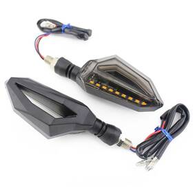 Mc-zxd185-bksk Motorparts Turn Signal Indicator Light Universal 12v Fit For Motorcycle