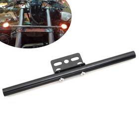 Motorshop168 834561118450 Front Rear Short Mount Turn Signal Light Tube Bar Bracket For Harley Dyna Black