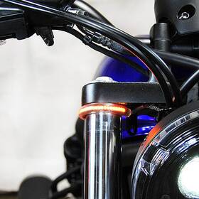 Rebel500-fb New Rage Cycle Led Front Turn Signals Amber #rebel500-fb For Honda