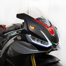 Rsv4-mbo-25 New Rage Cycles Rsv4 Mirror Block Off Turn Signals For Aprilia
