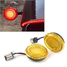 Nomura 310005768073 2 Pcs 1157 Motorcycle Style Led Front Turn Signal Light For Harley Dyna