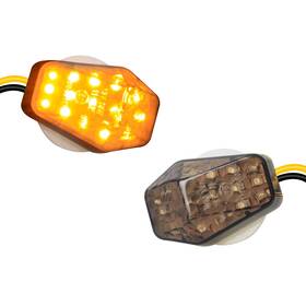 Fban3mp24796 Nthreeauto 2pcs Amber Flush Mount Led Turn Signal Lights Compatible Black