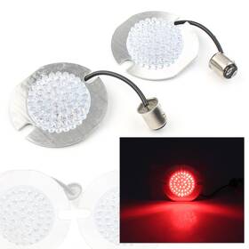 Onestart 336245152786 1157 Led Turn Signal Light Indicator Inserts For Harley Electra/road Glide Red