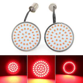 Onestart 336245186101 Style 2 Inch Turn Signal Indicator Bulb 48 Red Led For Bobber Choppers