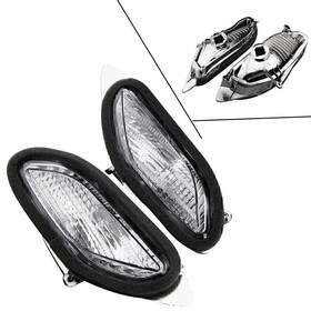 Onestart 636432357315 2pcs Clear Front Turn Signal Indicator Lens Winker For Honda St1300 2002-2009 03