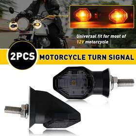 Mtc-zxd-022-eok Oxilam 2x Led Motorcycle Turn Signals Indicator Amber Blinker Light Universal Mini Lamp
