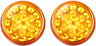 Pb-a-1156 Pba1156 Custom Dynamics Probeam Led Turn Signal Insert Kit Amber