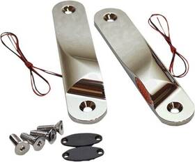 909109 Pro-one Performance Led Front Turn Signals Chrome Harley Flht/flhx
