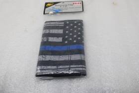 0521-1558 Propad New Grunge Police Blue Line Flag 6 Inch X9