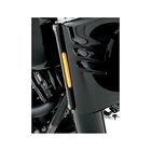 Pu2020-0483 Alloy Art Led Front Signal Lights With Smoked Leds Black