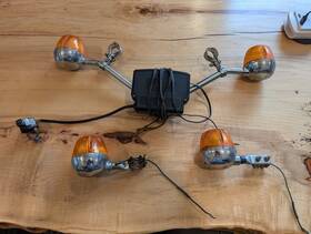 Bl-700 Puch Moped Cat Eye Turn Signals