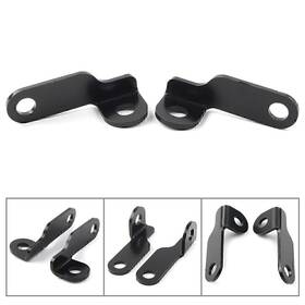Purple 550715973798 2x Motorcycle Black Fork Clamp Turn Signal Light Mount Bracket Holder For Harley