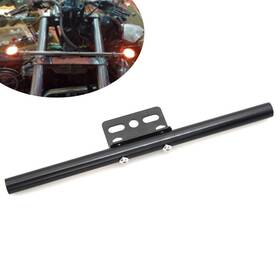 Purple 550751895597 Front Rear Short Mount Turn Signal Light Tube Bar Bracket For Harley Dyna Black