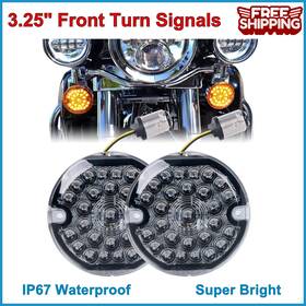 Hl-tsa001 Realove 3-1/4inch Front Led Turn Signal Double Base Compatible With Aley Motorcycle Road