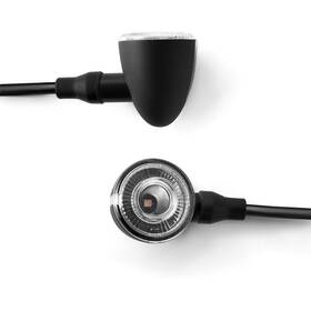 Cl77-fr160b Rizoma Iride Turn Signal - Black Single/m8 Fr160bcl77