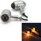 Sft06777 Mini Bullet Motorcycle Turn Signal Indicator Lights Lamps Amber For