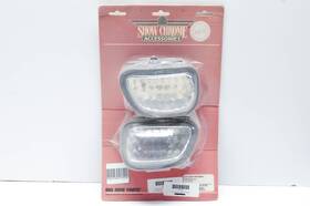 52-754 Show Chrome Led Clear Turnsignal Kit Nos