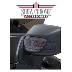 Tyr1 Show Chrome Mn/tyr1 Turn Signal Mirror Lights For 2007-2016 Honda Gl1800 Gold Wing Sz